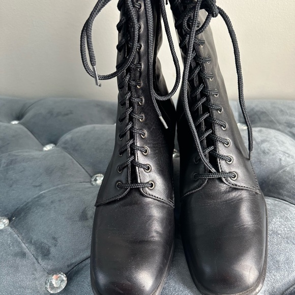 Très belle botte de la marque hemi pierre en cuir original usagé - Picture 8 of 9